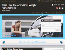 Tablet Screenshot of dalycitychiro.com